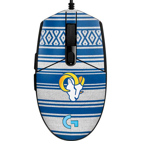 NFL Los Angeles Rams Trailblazer G203 Prodigy RGB Wired Gaming Mouse Skin